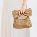 Bow Purse Straw Purses and Handbags for Women Summer Beach Bag Evening Straw Handbag Woven Clutch Bag Party Wedding