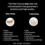 The Pearl Source AAA Quality Round Pink Freshwater Cultured Pearl Necklace for Women