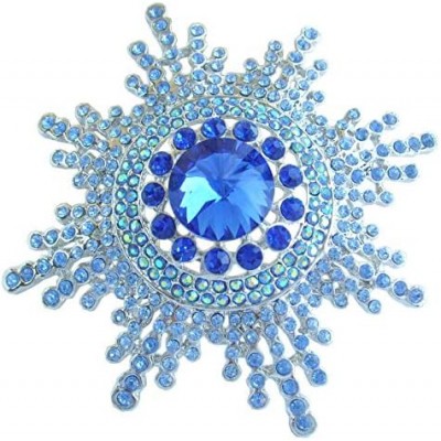 Sindary Sunflower Brooch Pin Pendant Austrian Crystal UKB6014