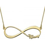 MyNameNecklace Infinity 1 or 2 Name Necklace - Custom Jewellery All Metal Types- Gift Charm