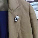 ZXHStore Cute Panda Bear Small Brooch Pin,1.4 Inch Women Brooch,Inlaid Cubic Zirconia,Sweater Dress Coat Jackets Jewelry Decor