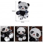 ZXHStore Cute Panda Bear Small Brooch Pin,1.4 Inch Women Brooch,Inlaid Cubic Zirconia,Sweater Dress Coat Jackets Jewelry Decor