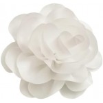 COCORIBBON Large Satin Fabric Flower Brooch Pin and Hair Pin for Women, Gift