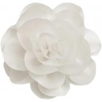 COCORIBBON Large Satin Fabric Flower Brooch Pin and Hair Pin for Women, Gift