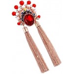 Brooch Pins Chinese Style Daomadan Brooch Tide Tassel Retro Corsage Beijing Opera Facial Mask Accessories Brooches Pin Gift