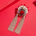 Brooch Pins Chinese Style Daomadan Brooch Tide Tassel Retro Corsage Beijing Opera Facial Mask Accessories Brooches Pin Gift