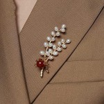 Brooch Pins Women Brooch Pin Pearl Brooch White Freshwater Pearls Corsage Accessories Dress Shawl Coat Temperament Ladies Pin Brooches Pin Gift