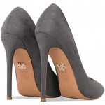 Petit Cadeau Leona - Women's Classic & Sexy Pointed Toe Slip on Pumps with 5" Stiletto High Heels. Handmade to Perfection.