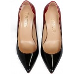 COLETER High Heels for Women, 4.72 inch/12cm Pointed Toe Dress Shoes Stiletto Heels Evening Party Pumps