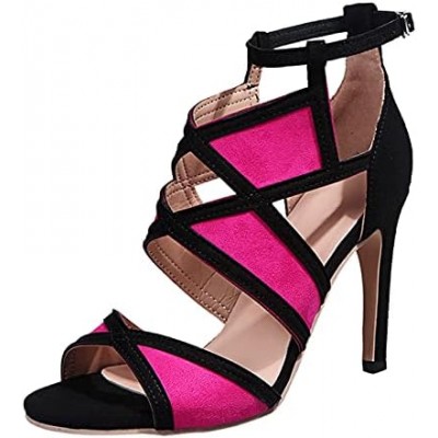 Heels for Women high Heels Women's high Heels(Pink,6)