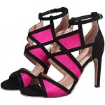 Heels for Women high Heels Women's high Heels(Pink,6)