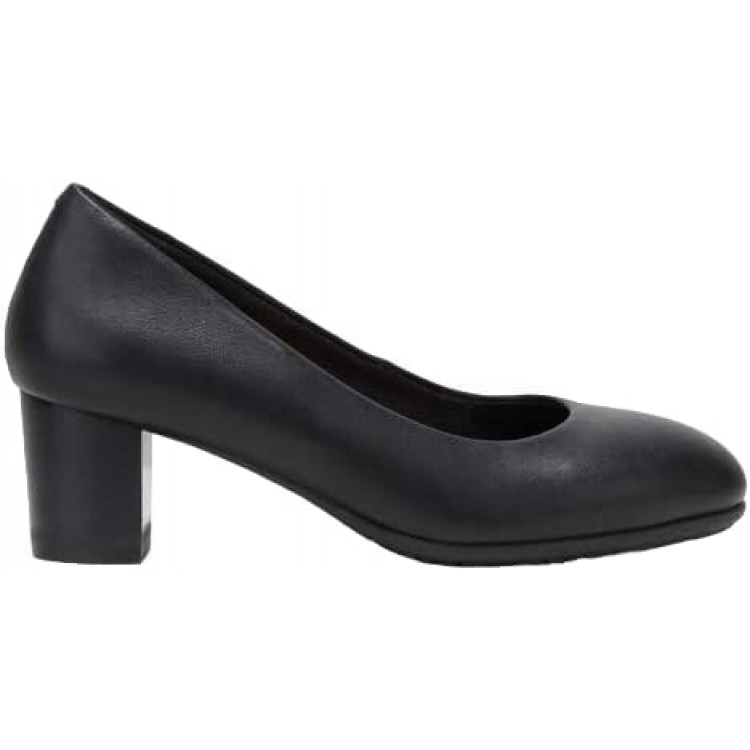 Hush Puppies Women's The Block Heel Court Shoe