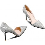 High Heel Pointed-Toe Pumps - Sexy Slip-On Stiletto Heel Shoes for Women, Perfect for Parties and Daily Wear,3.35IN