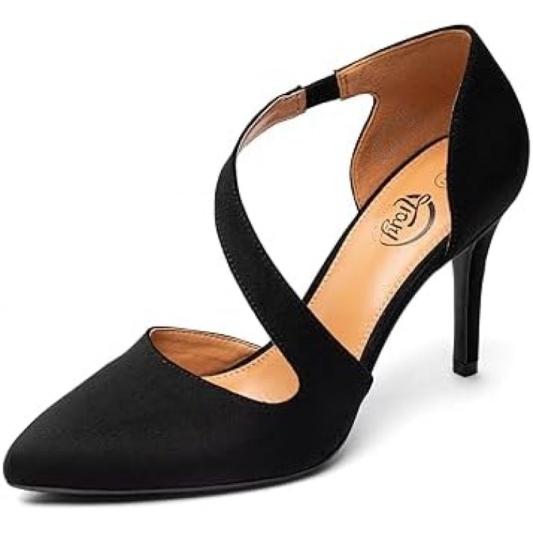 Trary Pumps for Women, Dress Shoes for Women, Women's Pumps, Comfortable High Pumps for Women, Closed Toe Pumps for Women, Fashion Pumps for Women Sexy, Stiletto Pumps