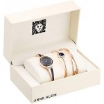 Anne Klein Women's Premium Crystal Accented Watch and Bangle Set