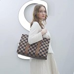 Laptop Tote Bag for Women Work 15.6 inch Canvas Shoulder Bags Computer Messenger Purse Teacher Handbag Office Briefcase