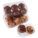 Kirkland Signature Muffins - 6 Blueberry, 6 Double Chocolate