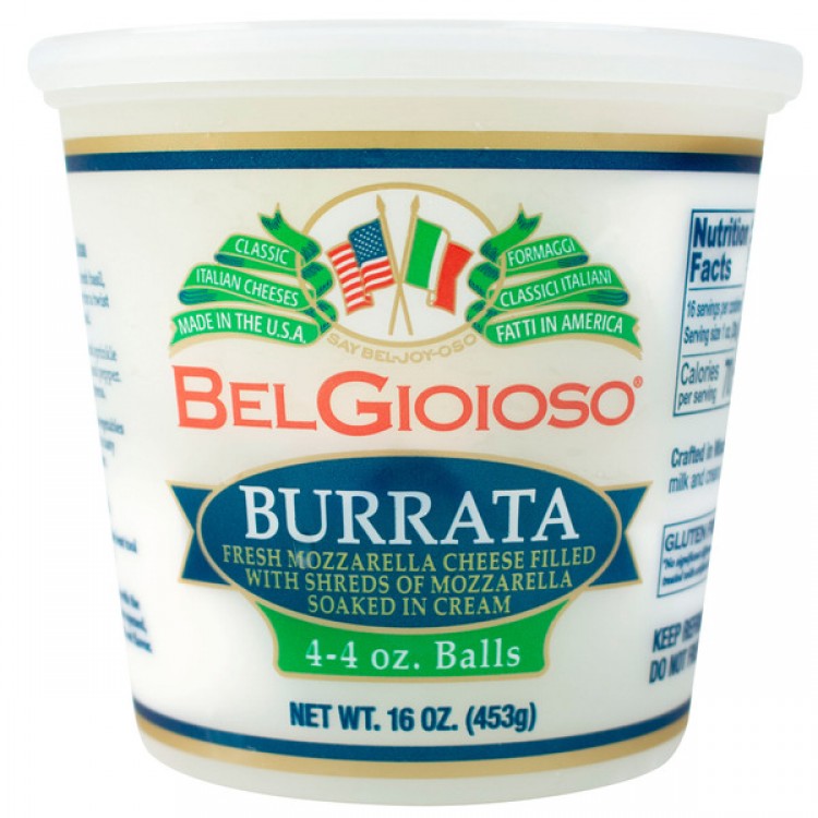 Belgioioso Mozzarella Burrata, 1 lb