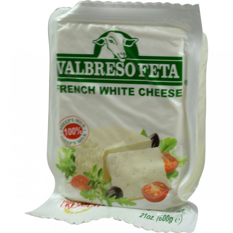 Valbreso Feta French White Cheese, 21 oz