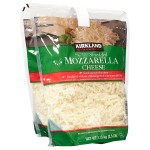 Kirkland Signature Shredded Mozzarella, 2 X 2.5 lbs