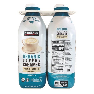 Kirkland Signature Org Vanilla Creamer, 2/32 oz