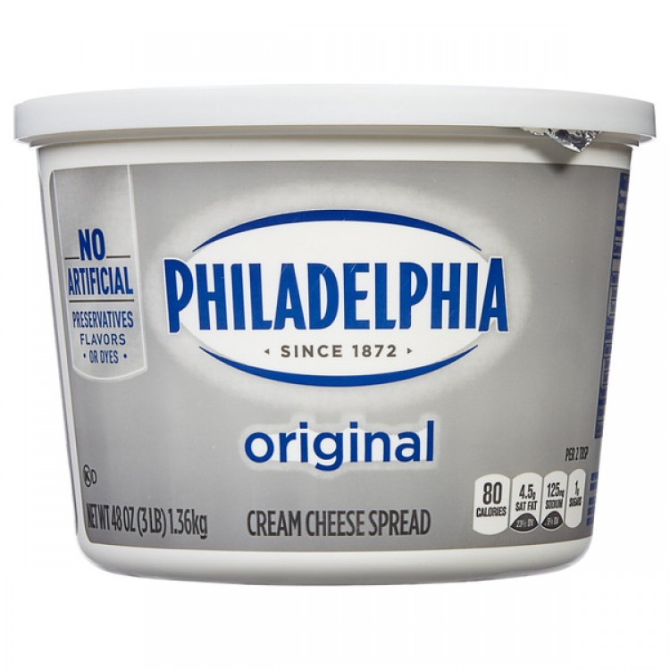 Kraft Philadelphia Cream Cheese Spread, 3 lbs