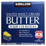 Kirkland Signature Salted Sweet Cream Butter, 4 x 1 lb