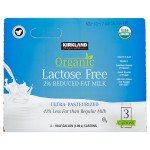 Kirkland Signature Organic 2% Lactose Free Milk, 3 x 64 fl oz