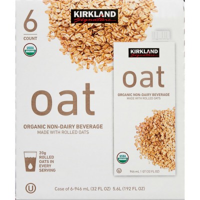 Oat Organic Non-Dairy Beverage, 6 X 32 fl oz