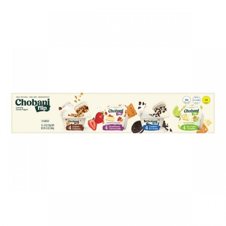 Chobani Flip Greek Yogurt Variety, 16 x 4.5 Oz