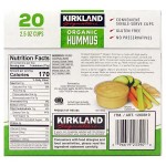 Kirkland Signature Organic Hummus Single Serve Cups, 20 x 2.5 oz