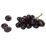 Sable Black Seedless Grapes, 3 lbs