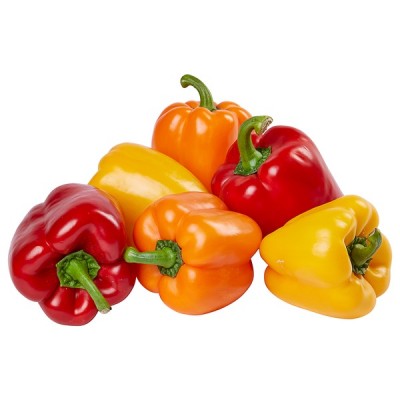 Mixed Bell Peppers, Greenhouse Grown, 6 ct