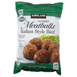 Kirkland Signature Italian Style Beef Meatballs, 6 lbs