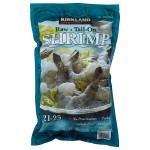 Kirkland Signature Raw Tail-On Shrimp 21-25 ct, 2 lbs