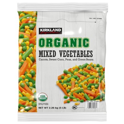 Kirkland Signature Organic Mixed Vegetables, 5 lb