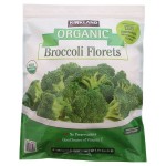 Kirkland Signature Organic Broccoli Florets, 4 x 1 lb