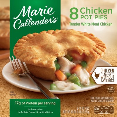 Marie Callender's Nae Chicken Pot Pies, 8 x 10 oz