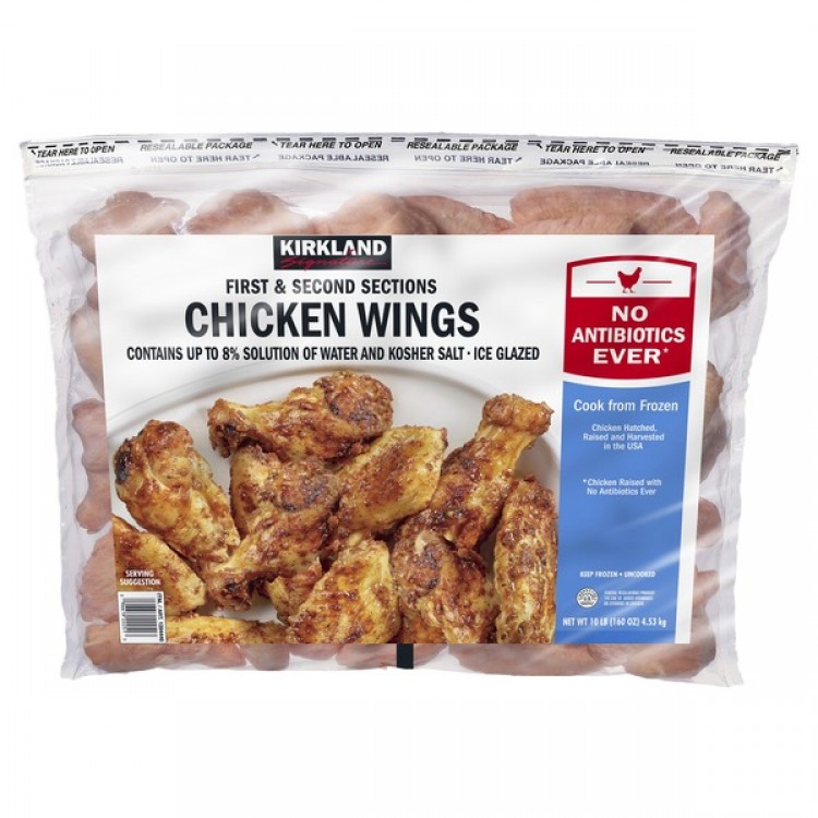 Kirkland Signature Chicken Wings, 10 lbs