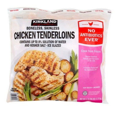 Kirkland Signature Boneless, Skinless Chicken Tenderloin, 6 lbs