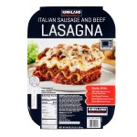 Kirkland Signature Sausage & Beef Lasagna, 2 x 48 oz