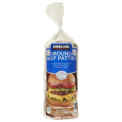 Kirkland Signature Ground Beef Patties, 18 ct