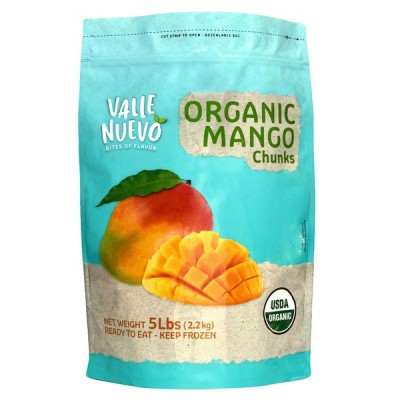 Valle Nuevo Organic Mango Chunks 5 lbs