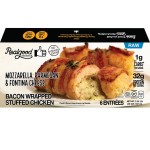 Realgood Bacon Wrapped Stuffed Chicken, 6 ct