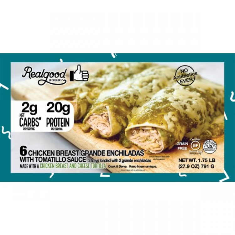 The Real Good Food Company Chicken Enchiladas, 2 x 9.3 oz