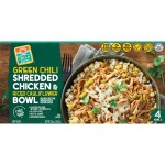 Green Chili Shredded Chicken Rice Bowl, 4 x 9.50 oz