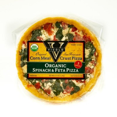 Organic Vicolo Spinach & Feta Pizza, 3 x 15.26