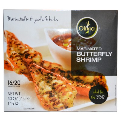 Olivia Marinated Butterfly Shrimp, 2.5 lb