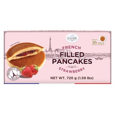 Lemarie Patissier Strawberry Filled Pancakes, 16 ct