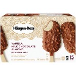 Haagen Dazs Vanilla & Almond Bar, 15 ct